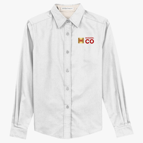 Ladies Long Sleeve Easy Care Shirt Thumbnail